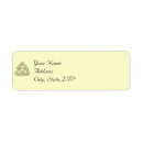 Search for harvest return address labels Gold