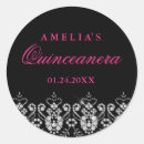 Search for hot pink quinceanera stickers Sparkle