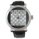 Search for chess watches Black and white