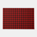 Search for black and red plaid doormats Clan