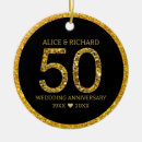 Search for fiftieth christmas tree decorations Black and gold