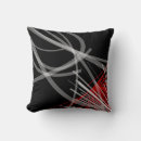 Search for red white grey cushions Black