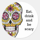 Search for colourful skull stickers Party