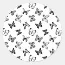 Search for intricate patterns stickers Black and white