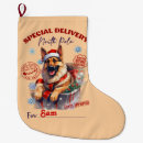 Search for german shepherd christmas stockings Xmas