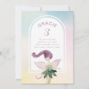 Search for rainbow fairy birthday invitations For her
