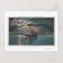 Search for steamer postcards Night