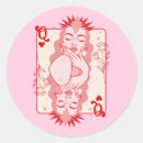 Search for queen of hearts stickers Red