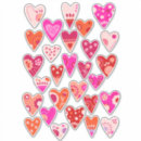 Search for sweetheart love stickers Red