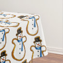 Search for snowman tablecloths Winter