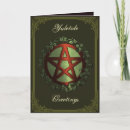 Search for pentagram christmas cards Pagan