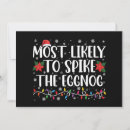Search for eggnog christmas invitations Funny