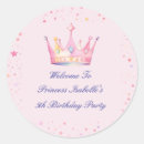 Search for little girl princess stickers Princess birthday party