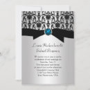 Search for jewel wedding invitations Silver