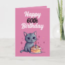 Search for kitten birthday cards 60th