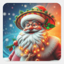 Search for festive lights stickers Santa