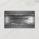 Search for metal plate business cards Mechanic