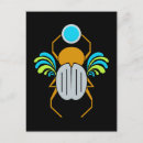 Search for beetles vertical postcards Scarab
