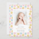 Search for rainbow birth announcement cards Cute