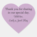 Search for orchid wedding stickers Purple