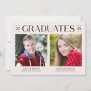 Search for multiple photo graduation invitations Simple