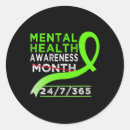 Search for mental health awareness month stickers Stigma