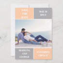 Search for peach grey save the dates Typography