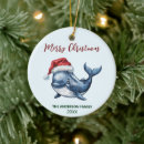 Search for whale christmas tree decorations Beach
