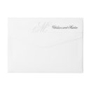 Search for black tie wedding return address labels Modern