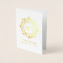 Search for real foil thank you cards Minimalist