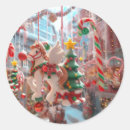 Search for candy tree stickers Santa