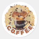 Search for morning humor stickers Caffeine