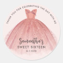 Search for sweet 16 birthday invitations stickers Elegant