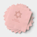 Search for bat mitzvah napkins Star of david