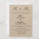 Search for mr and mrs wedding invitations Calligraphy