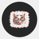 Search for funny black cat stickers Xmas