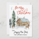 Search for cabin christmas cards Snow