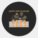 Search for new year fireworks stickers Santa claus