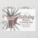 Search for tribal birthday invitations Animals