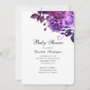 Search for lilac baby shower invitations Floral