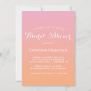 Search for sunset bridal shower invitations Ombre