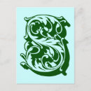 Search for monogram s postcards Alphabet