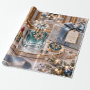 Search for beautiful christmas wrapping paper Blue