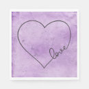 Search for purple wedding napkins Lilac