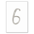 Search for table number 6 weddings Chic