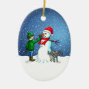 Search for funny snowman christmas tree decorations Xmas