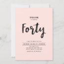 Search for pink white birthday invitations Black and white