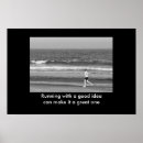 Search for running motivational posters Black and white