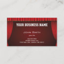 Search for curtain business cards Theatre