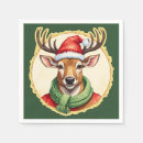 Search for funny christmas napkins Deer